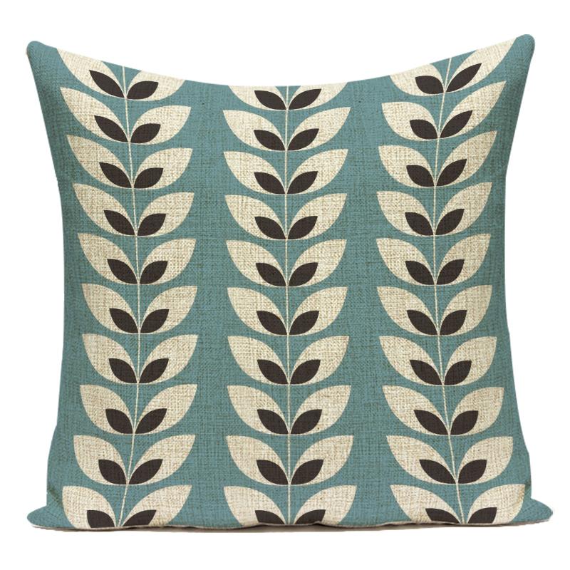 Geometry Animal Plants Cushion Cover Decorative Sofa Seat Home Office Decor Pillow Covers Bear Bird Pattern Throw Pillow Cases