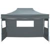 VidaXL Tente Pliable 3 Paroi 431x291x315 cm Anthracite Jardin Terrasse Patio Pavillon 44973
