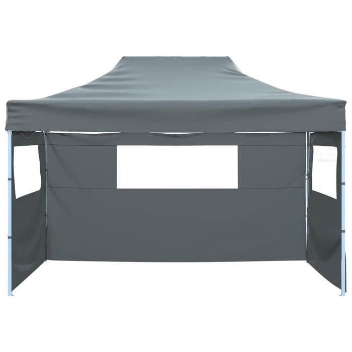 VidaXL Tente Pliable 3 Paroi 431x291x315 cm Anthracite Jardin Terrasse Patio Pavillon 44973