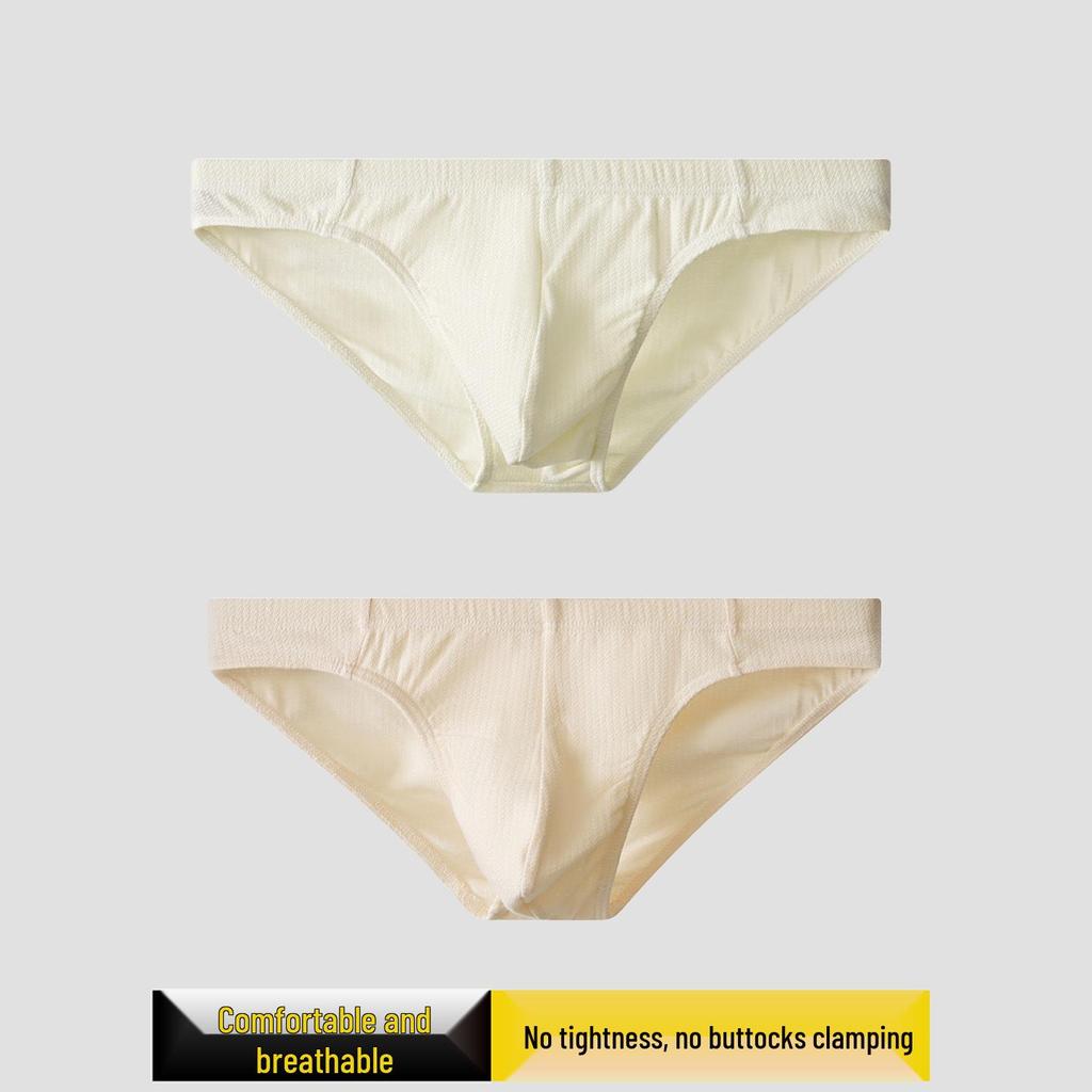 Herren Baumwolle Atmungsaktive Dreiecksslips - Sexy U-Pouch, Einfarbig, Sportlich & Bequem.