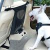 Hundebarriere für Rücksitz im Auto Einfach zu installieren Haustier-Barriere Netzgitter mit Haken Sicherheits-Trennwand mit Aufbewahrungstasche für Auto SUV LKW