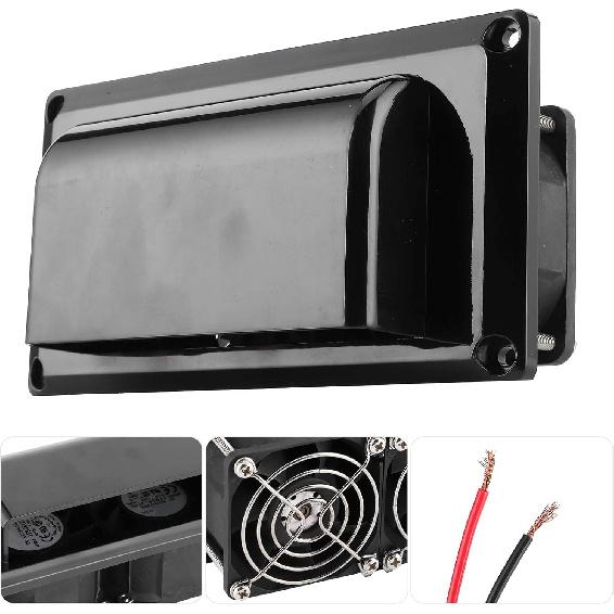 12V RV Side Vent Fan, 25W Air Vent Ventilation Exhaust Fan for Motorhome, Caravan, Trailer, Camper, Boat Marine Yacht