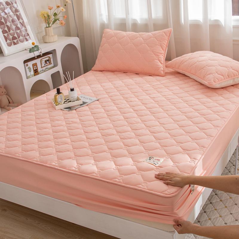 Maternal and Infant Grade Raw Cotton Padded Bed Sheet, Soybean Fiber Embroidered Mattress, and Mattress Cover with Simmons