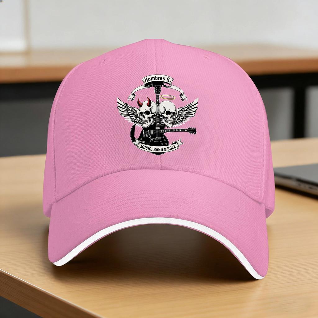 Spring Hombres G Band Skulls Baseball Cap Outdoor Gym Trendy Design Sun Trucker Hat Men Adult Breathable Snapback Cap
