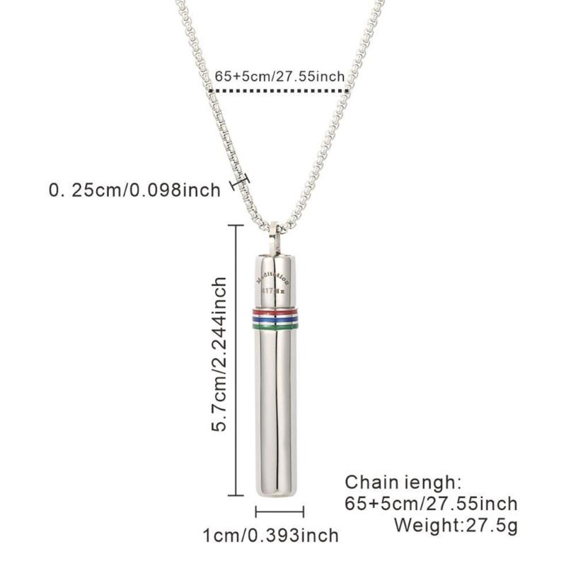 Stylish Anxiety Relief Necklaces Delicate Breathing Necklaces Neck Jewelry for Mindfulness and Anxiety Reduction