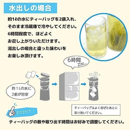 Ganko Chaya Großpackung Uji Matcha Grüner Tee (Große Kapazität 500g Beutel 5g 100 Beutel) Erfrischendes Aroma (Eiskalt Heiß) Kaltes Gebräu (Büro-Heimgebrauch)