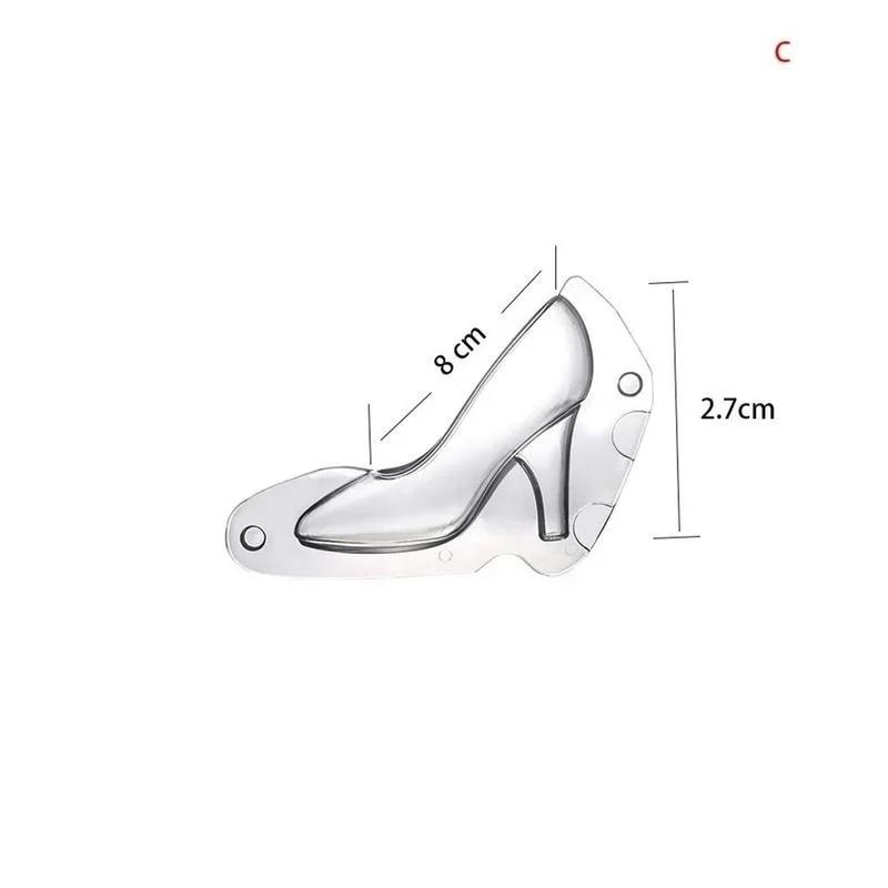 New Candy Sugar Paste Molds Cake Decor Tools for DIY Baking Accessories Creative Shoes Shape Chocolate Mold High Heel Shoes