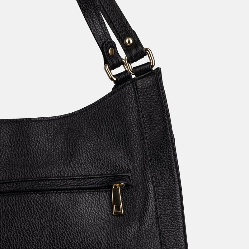 Sofia - sac à bandoulière classique noir en cuir