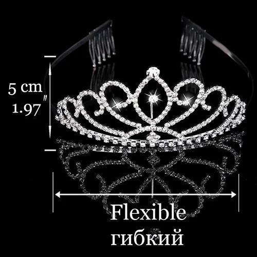 Classic Bride Rhinestone Crown Hair Accessories Headgear Studio Wedding Dress Accessories Direct Sales