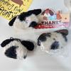 Cartoon Plush Puppy Keychain: Cute Hair Accessories & Baby Charms