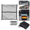 Car Rear Trunk Cargo Net Strong Load Bearing Mesh Car Storage Organizers Large Capacity Space Saving Car Net Storage