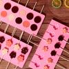 1Pc Silicone Lolly Mold Set With 12Pcs Lolly Sucker Sticks Candy Mold Sucker Molds And Chocolate Hard Candy Mold