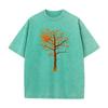 Vintage T Shirt Graphic Short Sleeve Funky Crew Neck Pure Cotton Tops Tees Washed Tee-Shirt Gift Idea Mother Day
