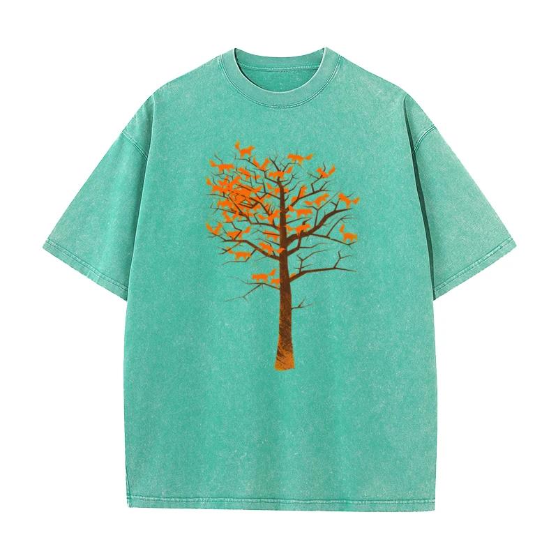 Vintage T Shirt Graphic Short Sleeve Funky Crew Neck Pure Cotton Tops Tees Washed Tee-Shirt Gift Idea Mother Day