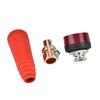 1Pcs DKJ3550 Red European Style Welding Cable Rapid Connector Quick Fitting Adapter