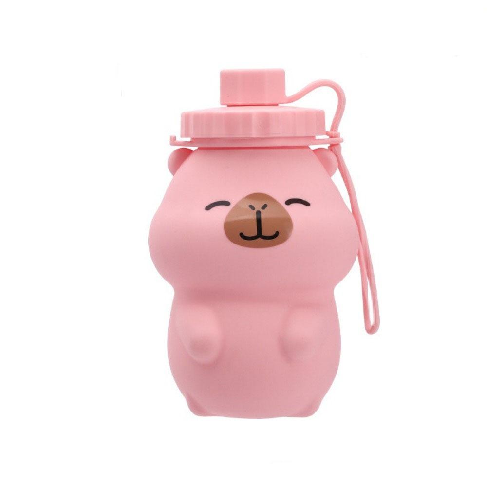 500ml Folding Silicone Water Cup Large Capacity Foldable Drinking Cup Camping