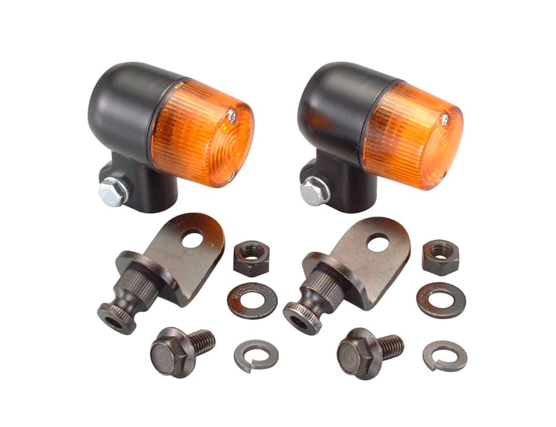 

Kitaco Комплект передних указателей поворота Ape Черная линза 50/100 Корпус/Оранжевый 830-1122000