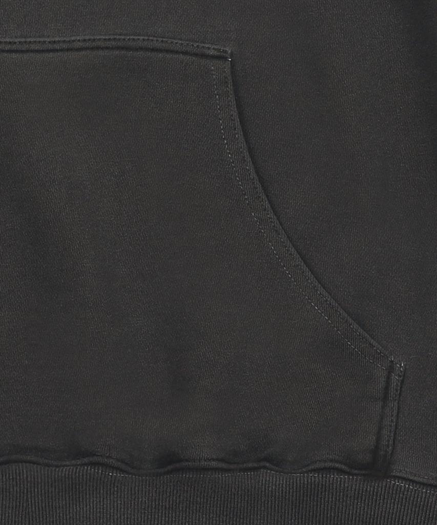 Pigment Coated Hoodie Charcoal