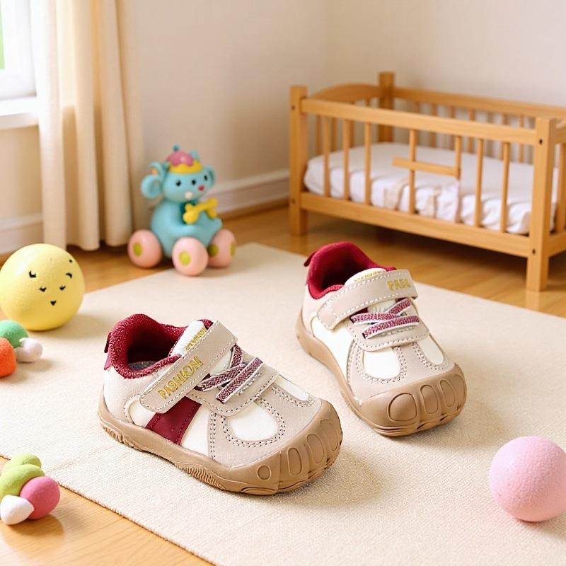 Walkers with Anti-slip and Water-resistant Soles, Soft-bottomed Single Shoes, Versatile Baby Shoes