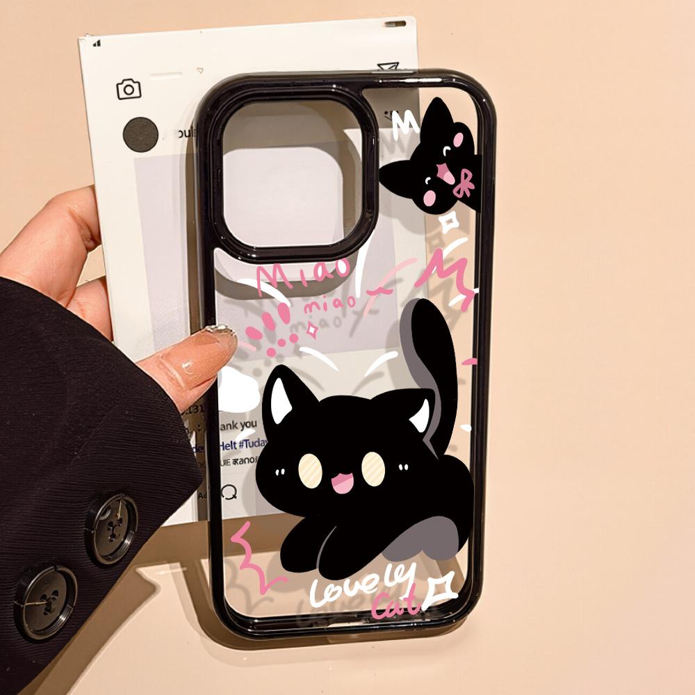 Acrylic Phone Case for iPhone 11 12 13 14 Pro 12 14 16 Pro Max for Samsung A16 A36 A56 S24 FE High-quality Painted Anti-fall Mobile Phone Case