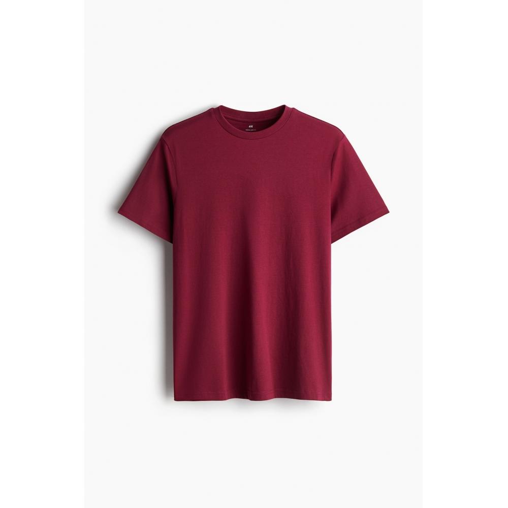 

Футболка HM Regular Fit, бордовая S