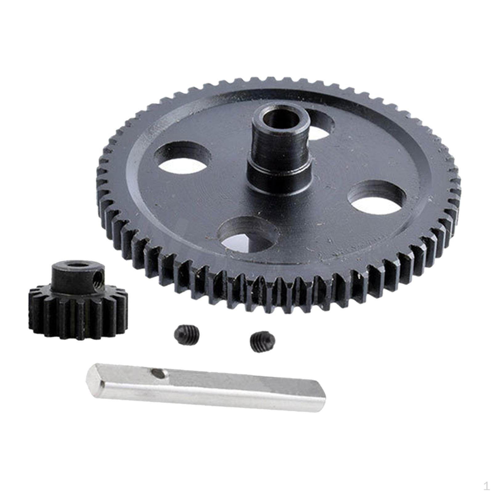 

RC Диференціал 62T Сталь Метал і шестерня 17T для заміни двигуна Combo 12428-BC 1/12