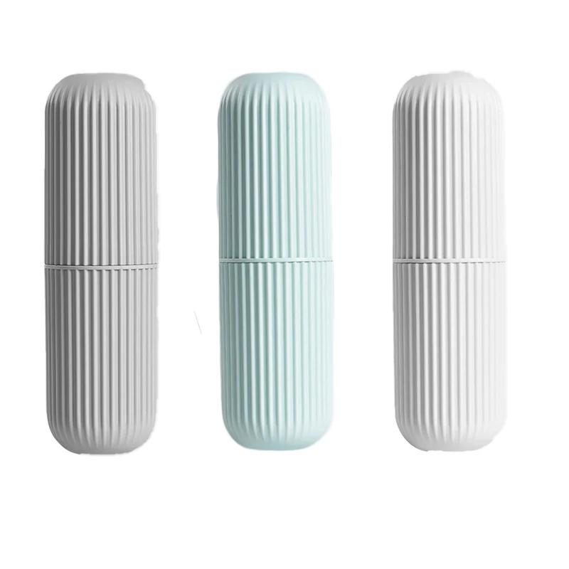 Travel Portable Toothbrush Cup Bathroom Toothpaste Holder Storage Case Box Organizer Travel Toiletries Storage Cup New Creative