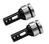 TOPLINE Front Body Mount Cap, Magnetic Type, for Yokomo (5mm), Black, TP-80BK