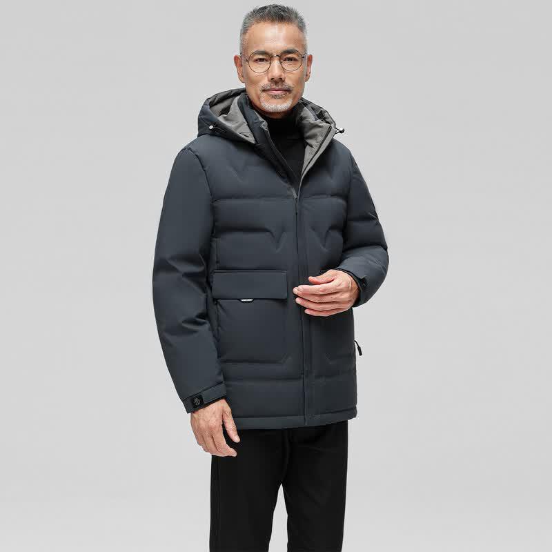 Men's Warm Hooded Down Jacket