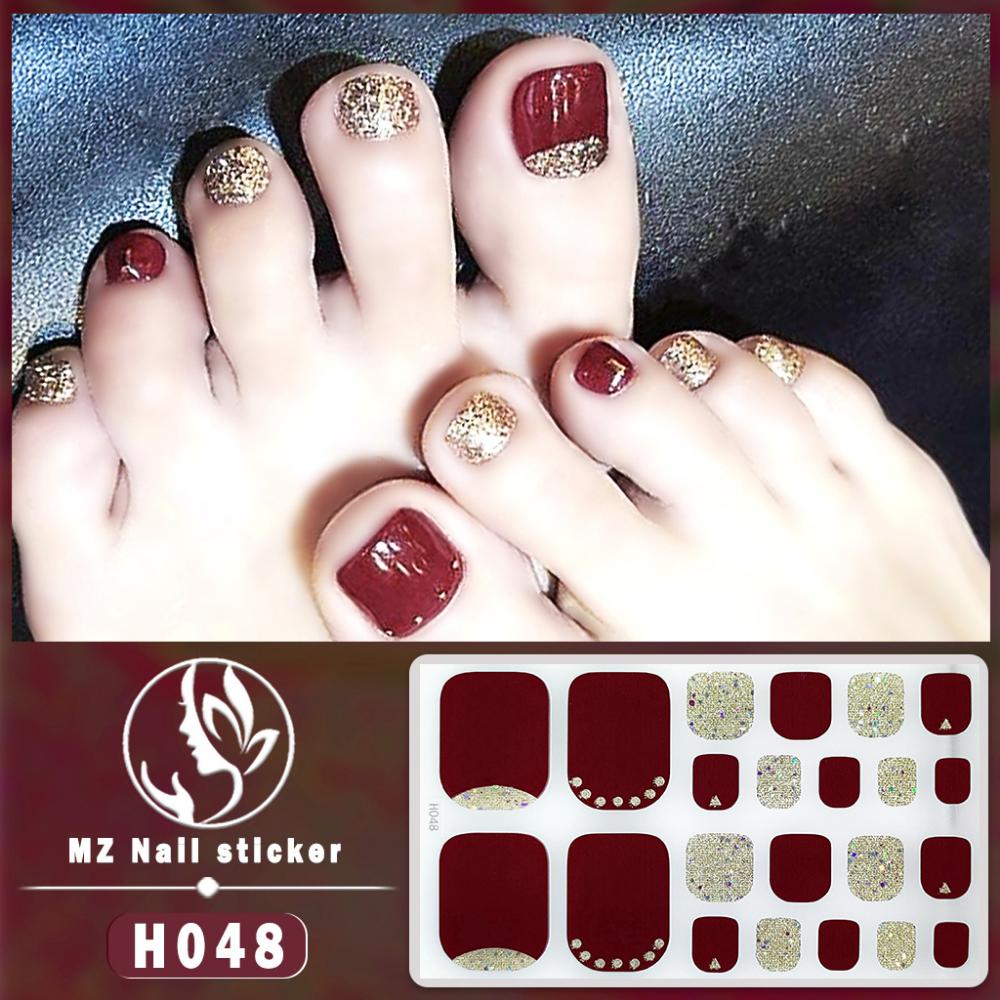 Fake Nails Toenail Sticker 3D Imitation Diamond Manicure Patch Waterproof and Long-lasting Whitening Toenail Sticker Wholesale