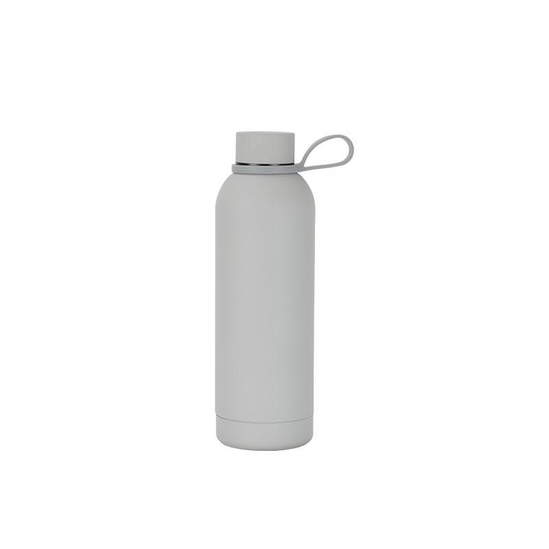 Edelstahl USA Stil Kleine Öffnung Flasche Outdoor Sport Tragbar Thermosbecher Hebering Wasserflasche