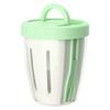 Double Layer Salad Cup For Picnic Drainable Fruit Box With Fork Outdoor Portable Tableware Leakproof Food Leak-Proof Fruit Cup