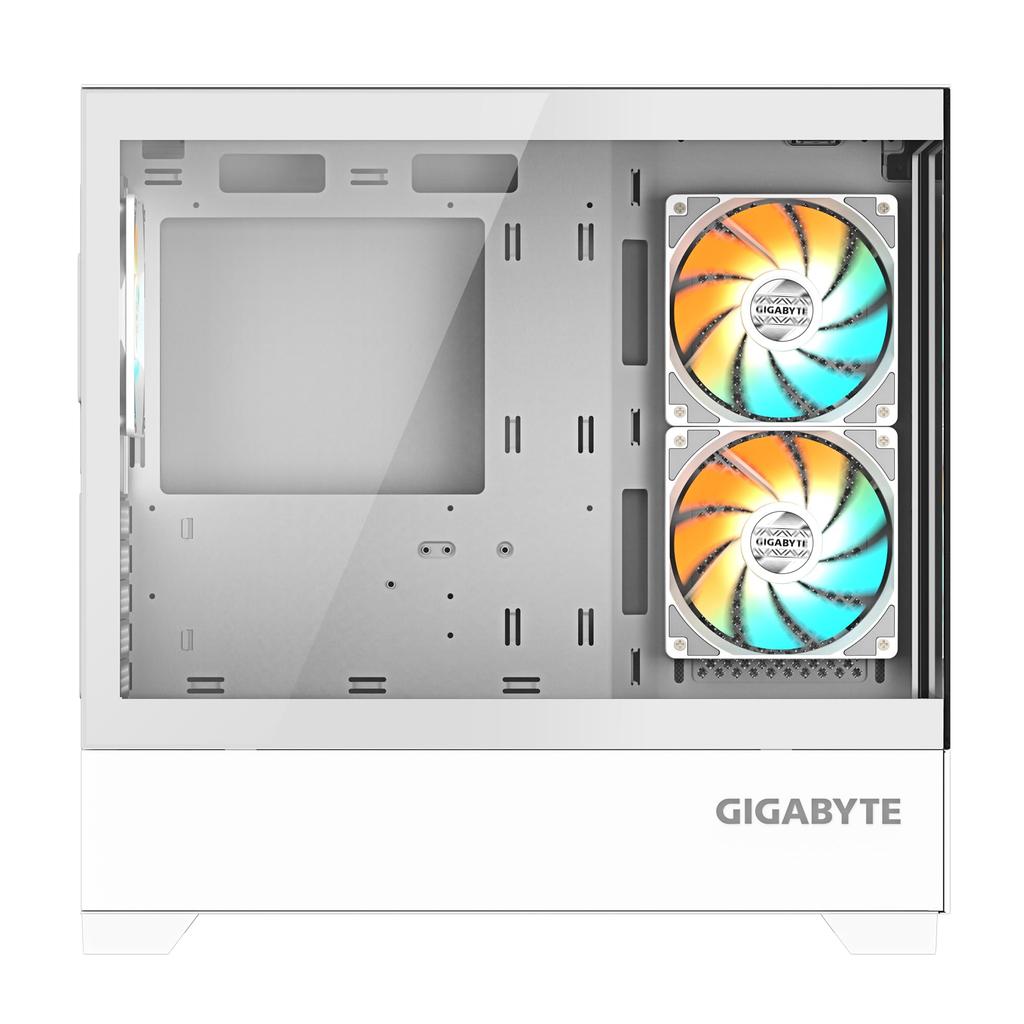 Gigabyte C201 PANORAMIC ICE Midi-Tower PC-Gehäuse Weiß C201PI CS9312 Micro-ATX