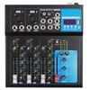4-Channel USB Sound Card with Mixer and Effects Processor for Live Performance