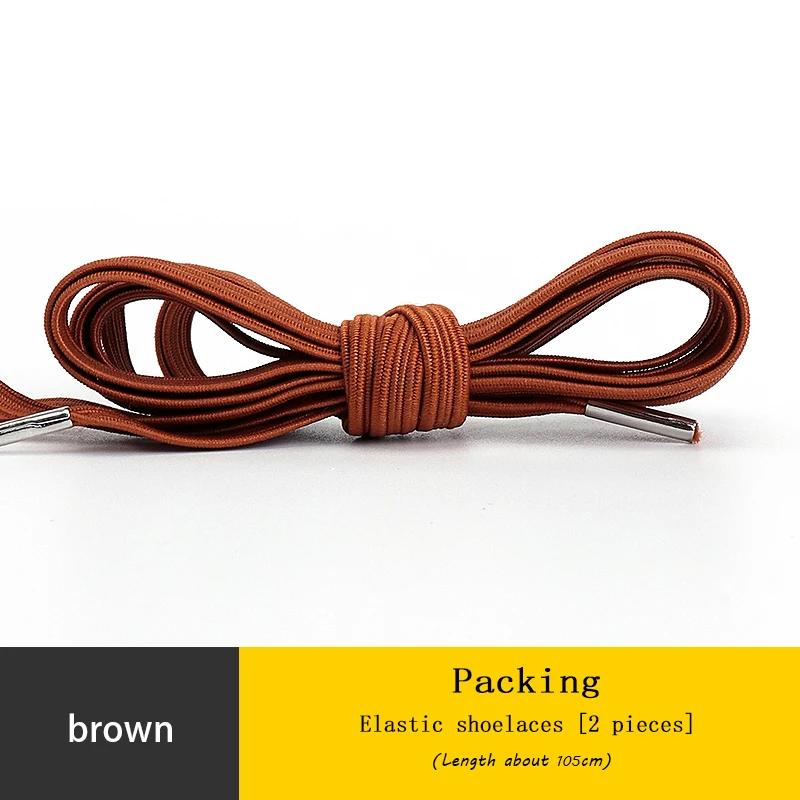 Elastic Sneakers Flat Shoelaces for Shoes AF1 Metal Head Shoe Laces Women Man Shoelace Shoes Accessories Cordones Apatillas