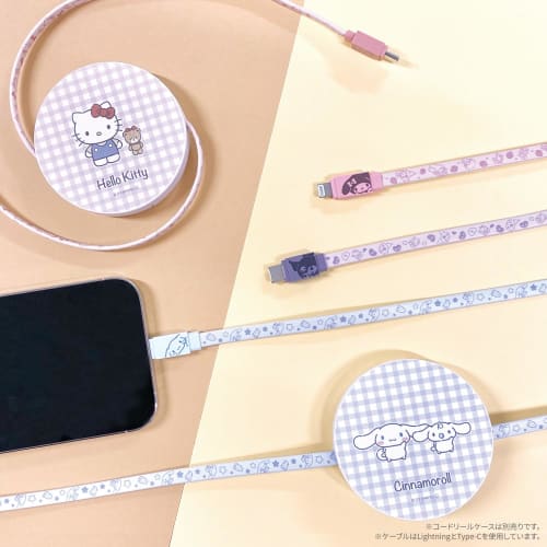 Gourmandise Sanrio Characters USB Type-C Cable Kuromi SANG-304KU