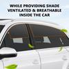SEAMETAL Magnetic Car Window Sunshade Detachable Spliced Side Window Curtain Car Glass Sun Protection Curtain Shade