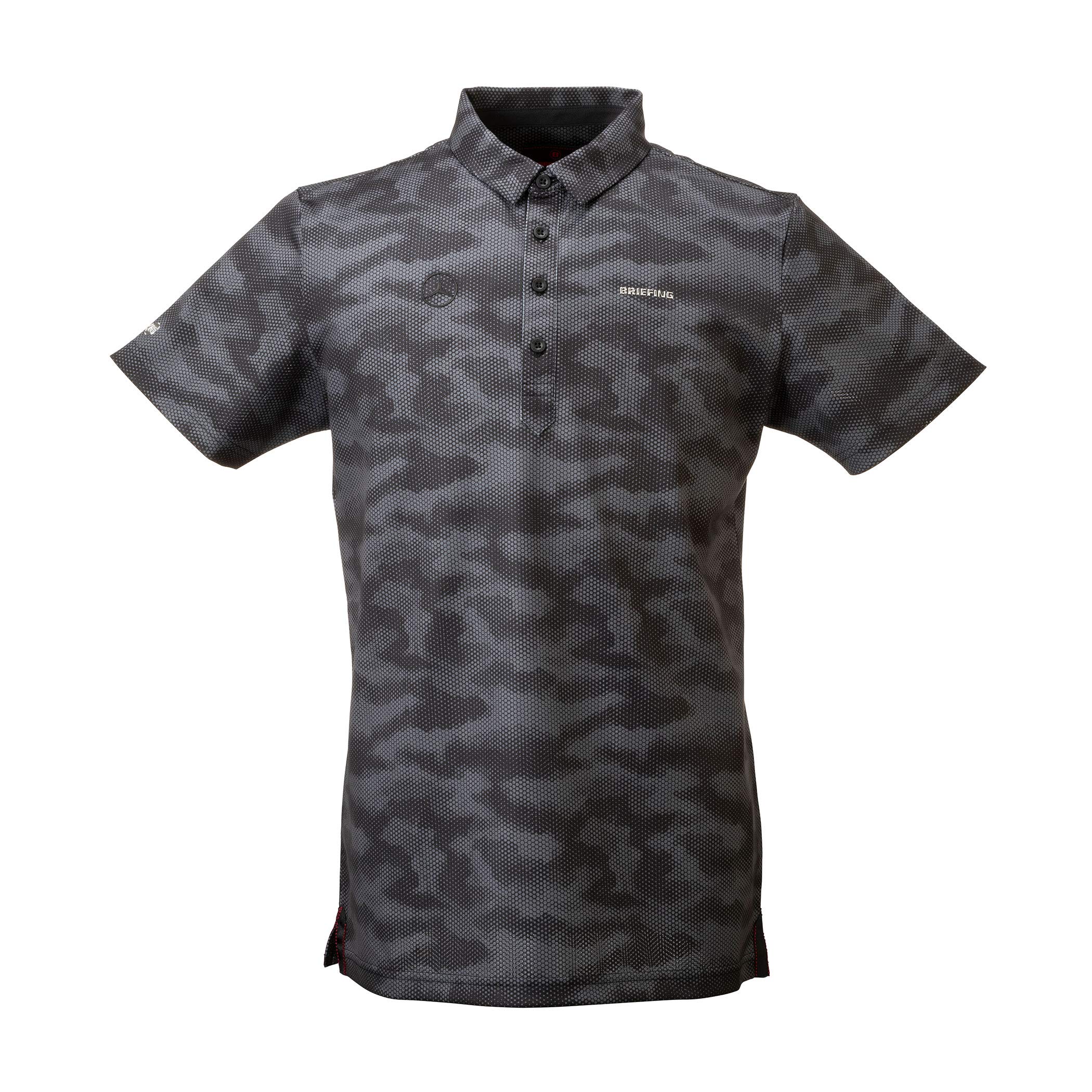 

[Mercedes-Benz Collection] Genuine Mercedes-Benz x BRIEFING MS Camo Print Shirt, Black, Size Small