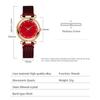 New niche women's watch elegant casual women's watch inlaid with diamond British watch temperament women's watch
