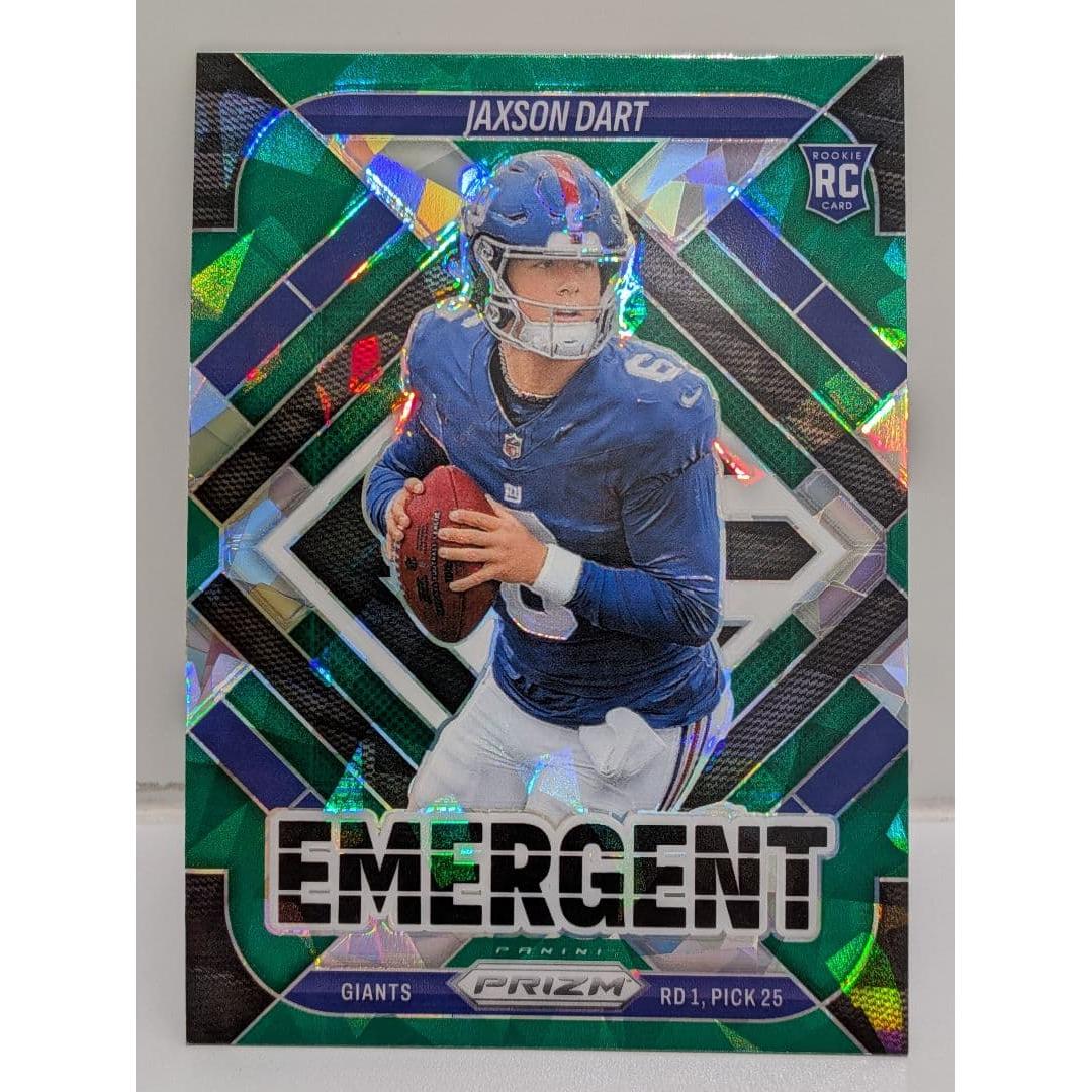 Used JAXSON DART Giants PANINI PRIZM NFL RC