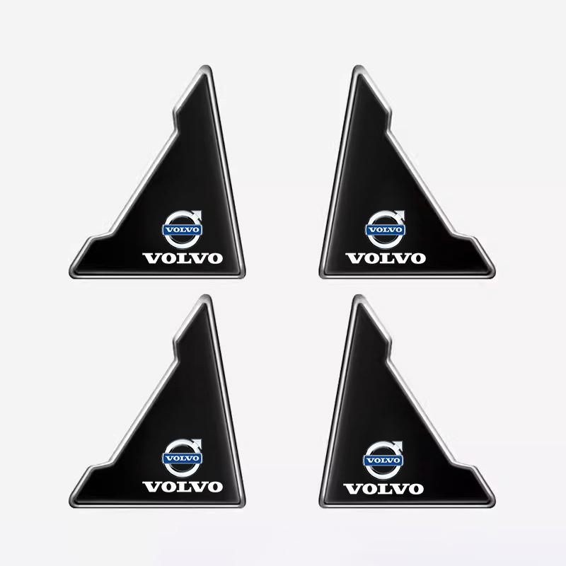 4Pcs Car Door Corner Protector Covers Anti-Scratch Stickers For Volvo XC90 V90 V60 XC60 V40 EC40 EX40 S80 S60 S90 C40 XC40 V70