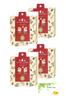 Bulk Honyarado Eye Set of with Original Gift Card Purchase Masks, 4, (Nagara On_Assortment D)