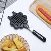 Double Side Waffle Baking Pan Non-stick Waffle Maker Heart Shaped Waffle Mold  Breakfast