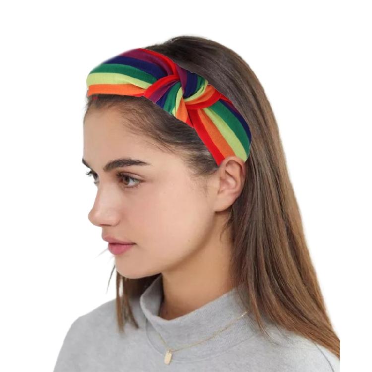 Fashionable Hairbands Pride Rainbow LGBTQ Headband Headpieces for Everyday Wear