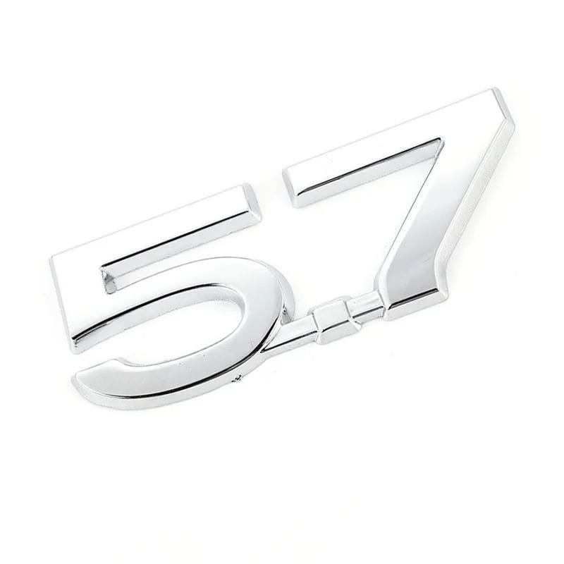 3D Metal Car Emblem Badge Body Trunk Decals Sticker For Jeep Dodge 5.7 LITER HEMI Logo Ram 1500 2500 3500 Challenger Charger ALU1