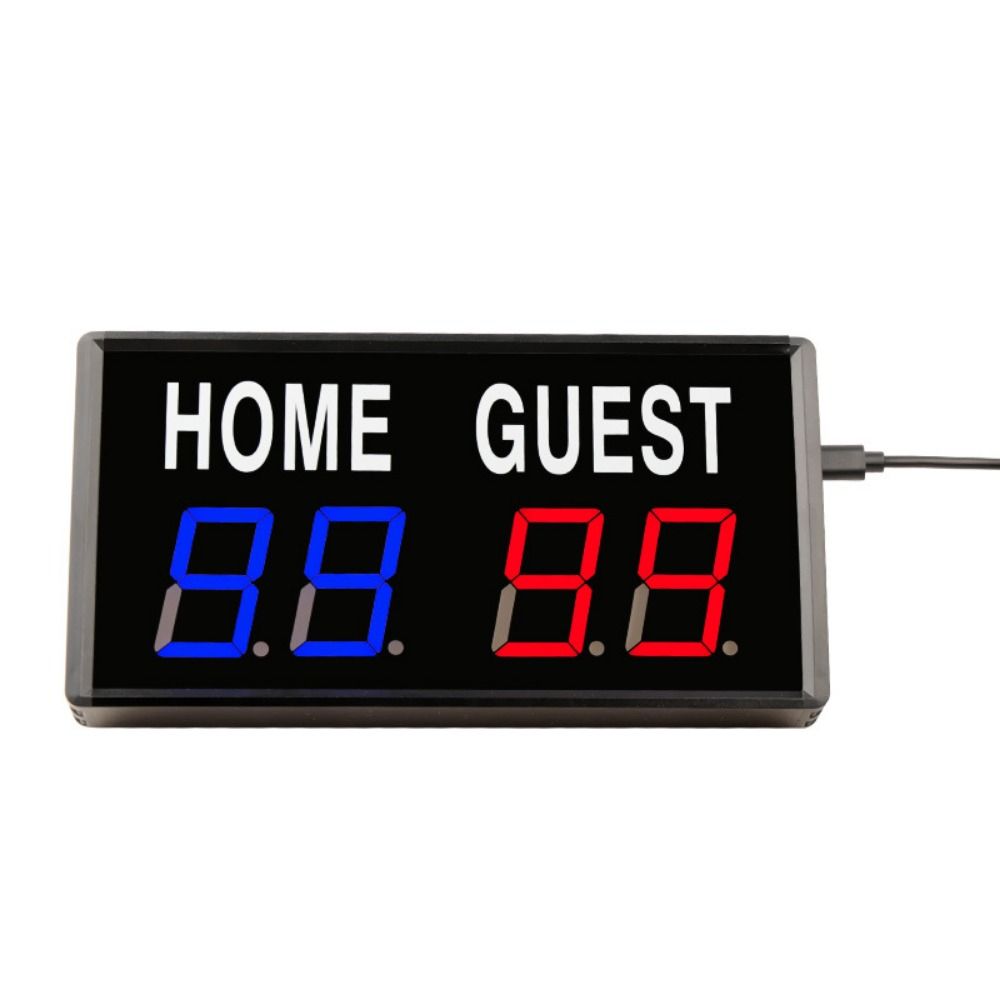 Wireless LED Digital Scoreboard 4-Digit Mini Electric Scoreboard Basketball