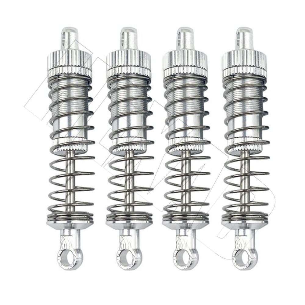 4Pcs Metal Hydraulic Shock Absorber Oil Damper for WPL C14 C24 C34 C44 MN Model D90 D91 99 99S Hs 18311 18312 RC Car