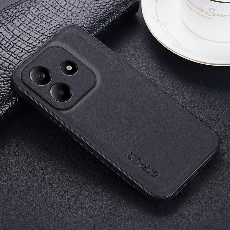 

Case For POCO F7 F7Pro F7 Ultra Carbon Fiber PU Leather Cover For Redmi Note 14 Pro Plus 14C Anti-Shock Soft Phone Bumper Cases POCO F6 5G