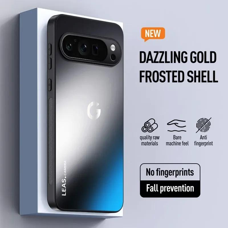 Custodia Lussuosa AG Opaca Anti-impronte Digitali per Google Pixel 10 9 Pro XL 8 7 6 A/Pro Paraurti Antiurto Protegge Copertura Posteriore