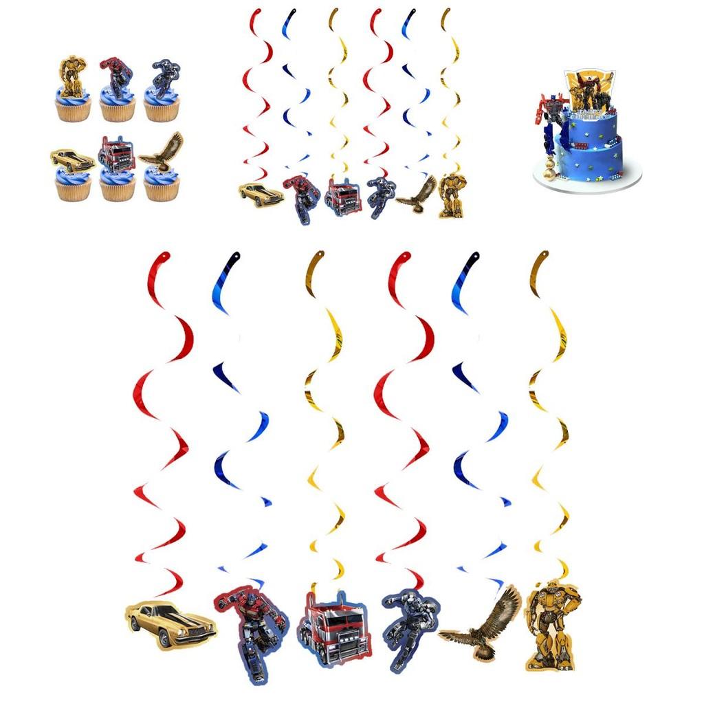 Transformers Themed Party Supplies Complete Set For Decorating Your Party Venue